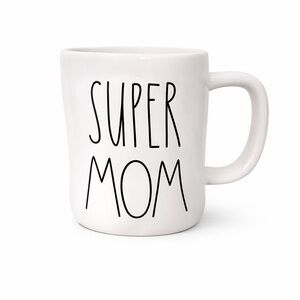 Rae Dunn White Super Mom Mug